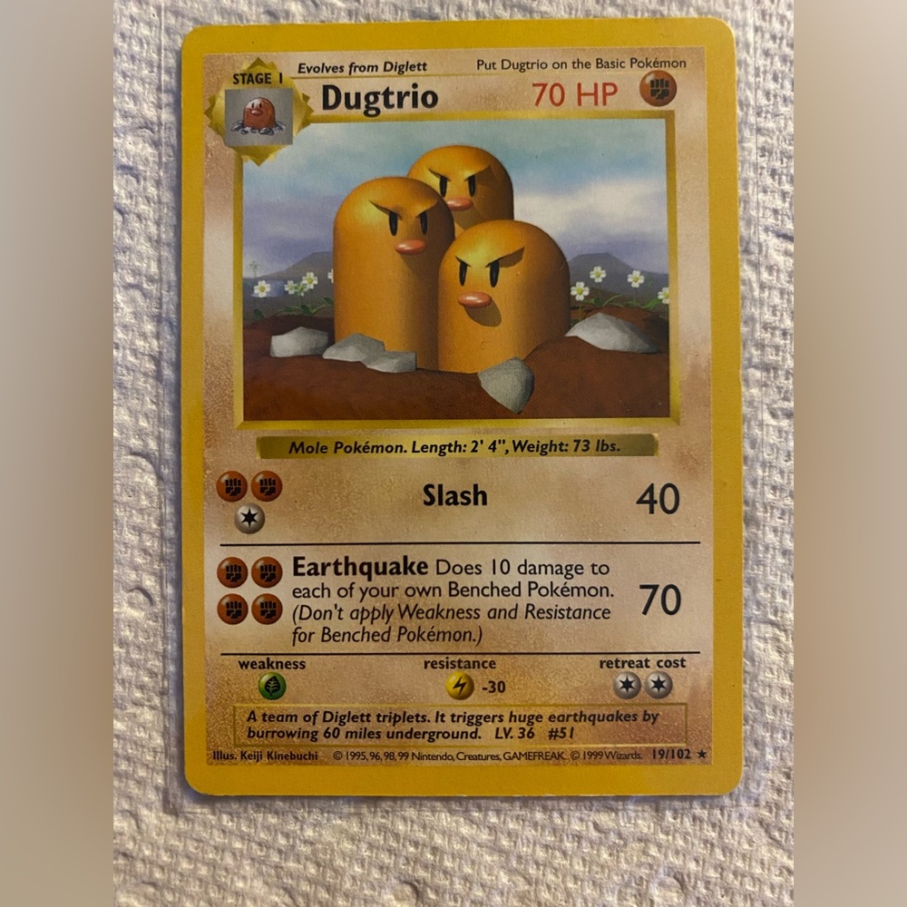 Original Shadowless Dugtrio